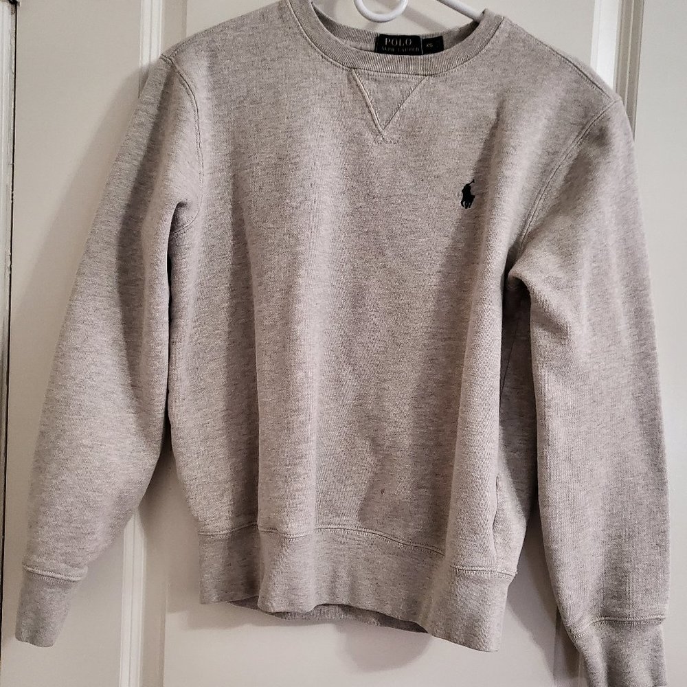 !SOLD! RALPH LAUREN GRAY SWEATSHIRT